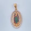 Dije Virgen De Guadalupe 4gr / 4.9cm / Tres Oros 18K %