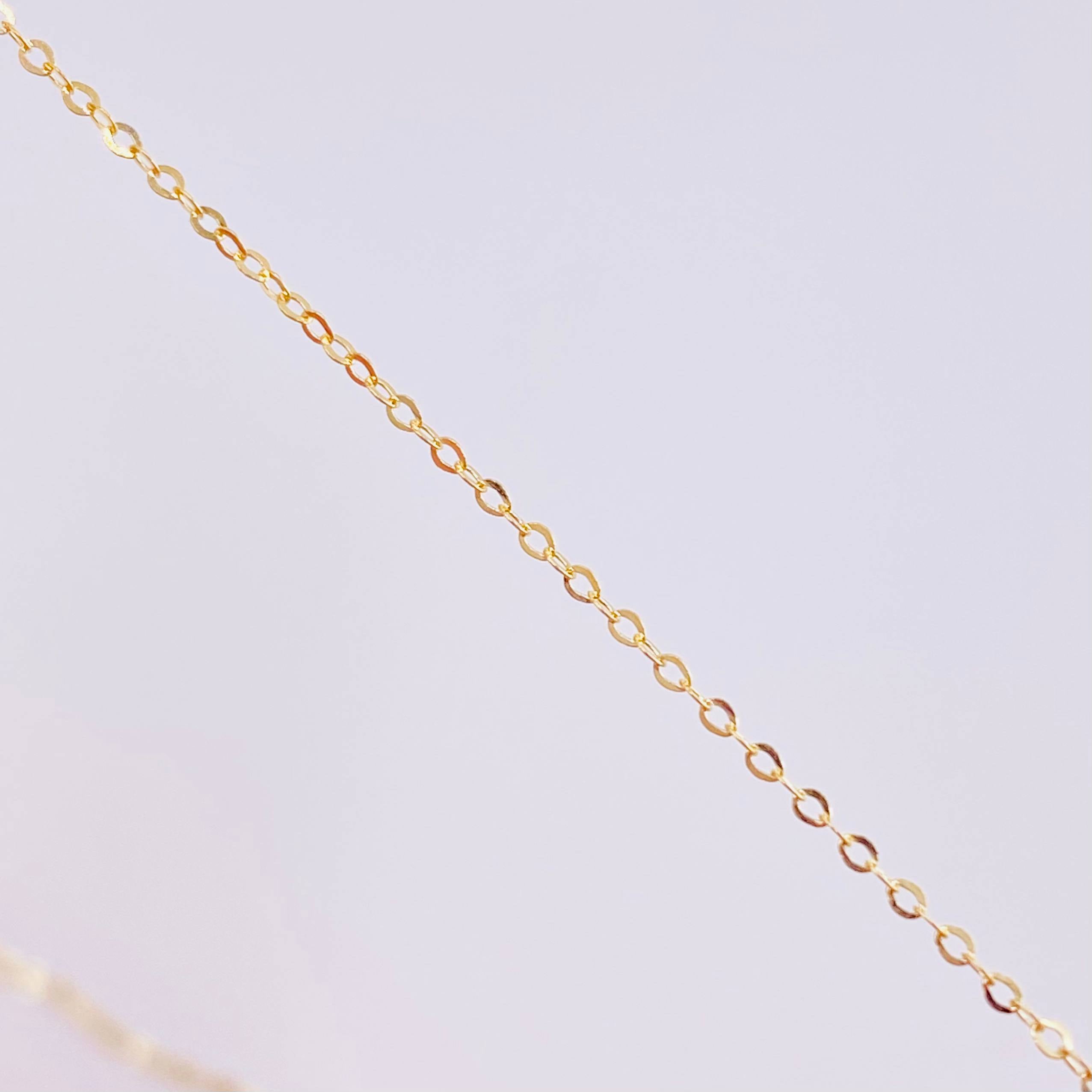 Cadena Aro Seguido Dije Silueta Corazón 1.25g / 45.4cm / 1mm Oro Amarillo 18K
