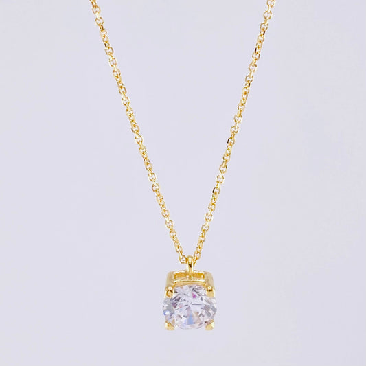Cadena Aro Seguido Dije Cuatro Garras 2.15g / 45.4- 40cm / 0.9mm Oro Amarillo 18K