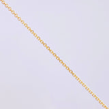 Cadena Aro Seguido Dije Cuatro Garras 2.15g / 45.4- 42.2cm / 0.9mm Oro Amarillo 18K