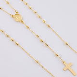 Rosario Virgen Milagrosa 3.5g / 49.9cm / 1.9mm Oro Amarillo 18K