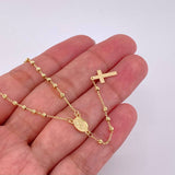 Rosario Virgen Milagrosa 3.5g / 49.9cm / 1.9mm Oro Amarillo 18K