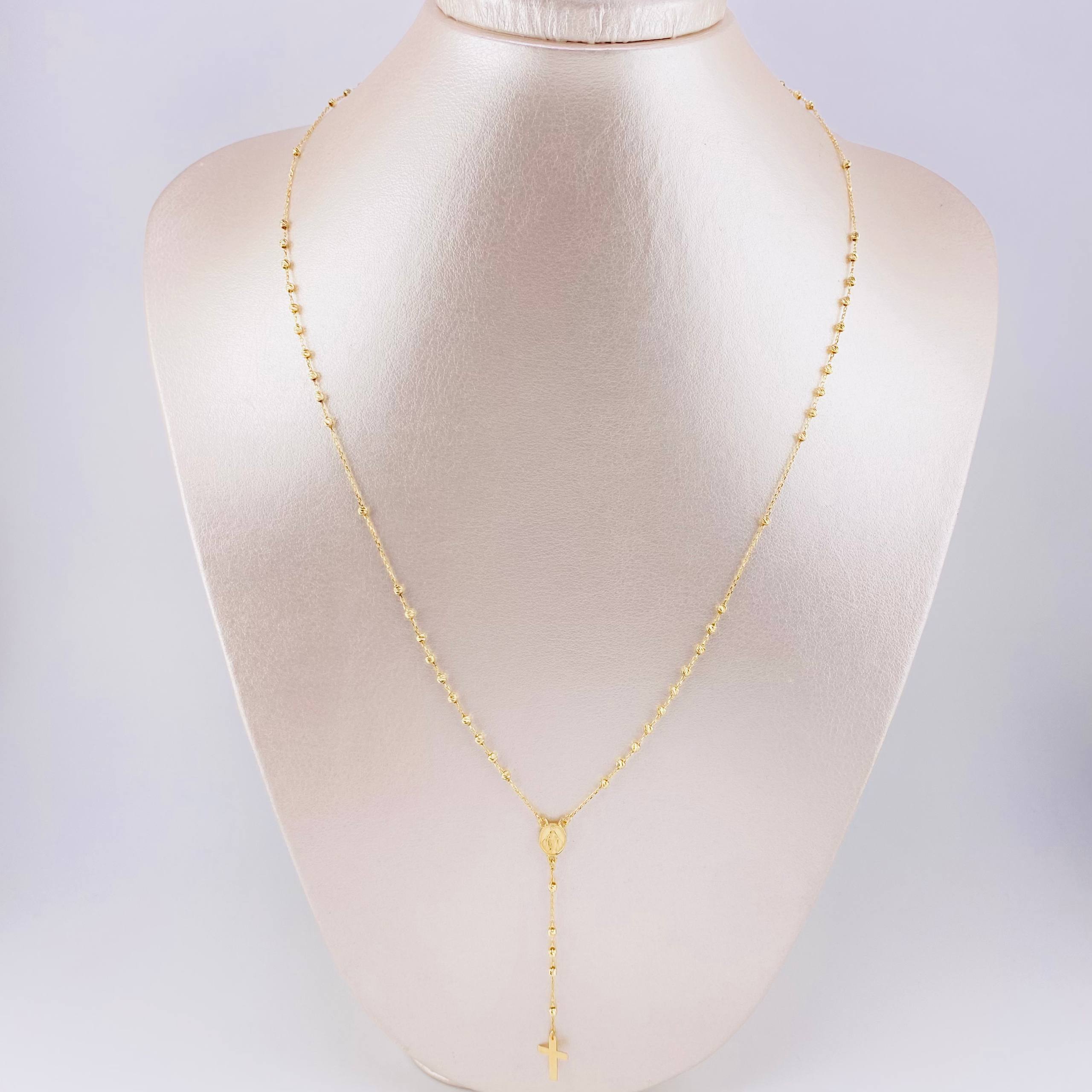 Rosario Virgen Milagrosa 3.4g / 50.1cm / 1.9mm Oro Amarillo 18K