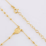 Rosario Virgen Milagrosa 4.05g / 50.2cm / 2mm Oro Amarillo 18K