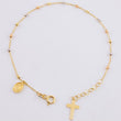 Pulso Denario Virgen Milagrosa 1.55g / 19cm / 1.9mm Tres Oros 18K
