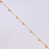 Pulso Denario Virgen Milagrosa 1.55g / 19cm / 1.9mm Tres Oros 18K