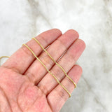 Cadena Veneciana 5.5gr / 60cm / 1.2mm Oro Amarillo +3