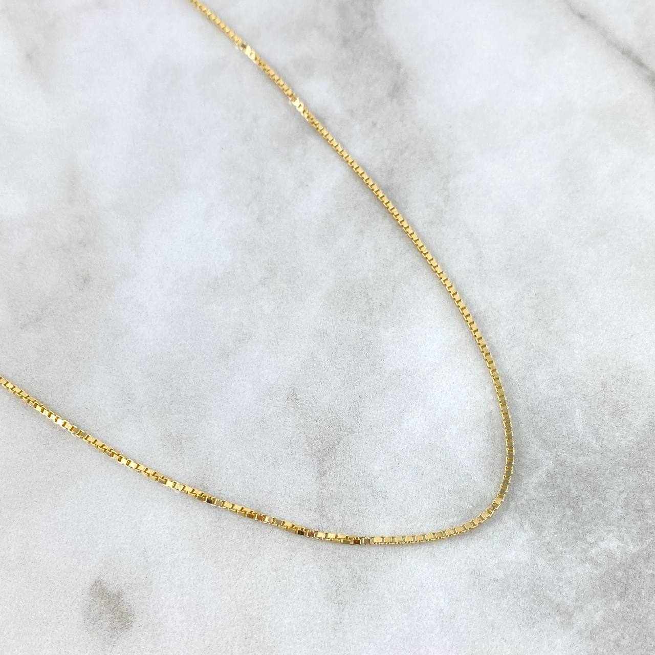 Cadena Veneciana 5.5gr / 60cm / 1.2mm Oro Amarillo +3