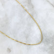 Cadena Veneciana 5.5gr / 60cm / 1.2mm Oro Amarillo +3