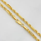 Cadena Lazo Especial 8.05g / 60cm / 2.54mm Oro Amarillo 18K