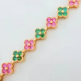 Pulso Flores 12.9 g / 16.5 cm / 7.46 mm Oro Amarillo 18K