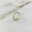 Anillo Rombos 1.65gr / T6 1/4 / Circones Verdes Oro Amarillo