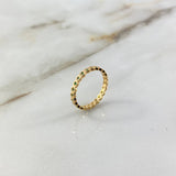 Anillo Rombos 1.65gr / T6 1/4 / Circones Verdes Oro Amarillo