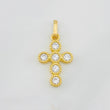 Dije Cruz Tupida 1.75g / 2.3cm Oro Amarillo 18K