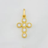 Dije Cruz Tupida 1.75g / 2.3cm Oro Amarillo 18K
