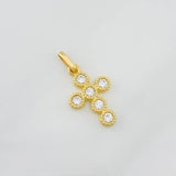 Dije Cruz Tupida 1.75g / 2.3cm Oro Amarillo 18K