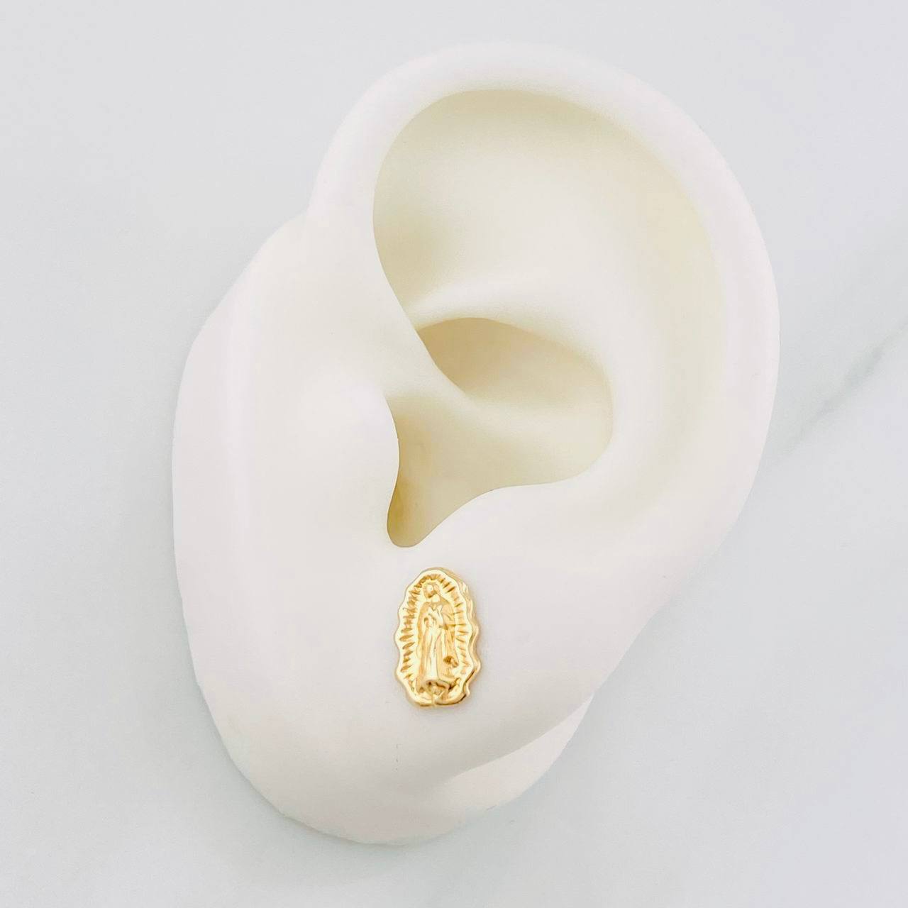 Topos Virgen de Guadalupe 0.85g / 10.3mm Oro Amarillo 18K
