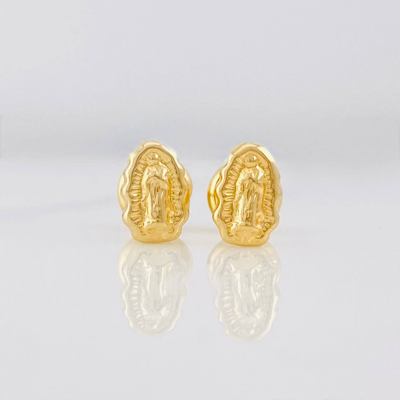 Topos Virgen de Guadalupe 0.65g / 7.4mm Oro Amarillo 18K