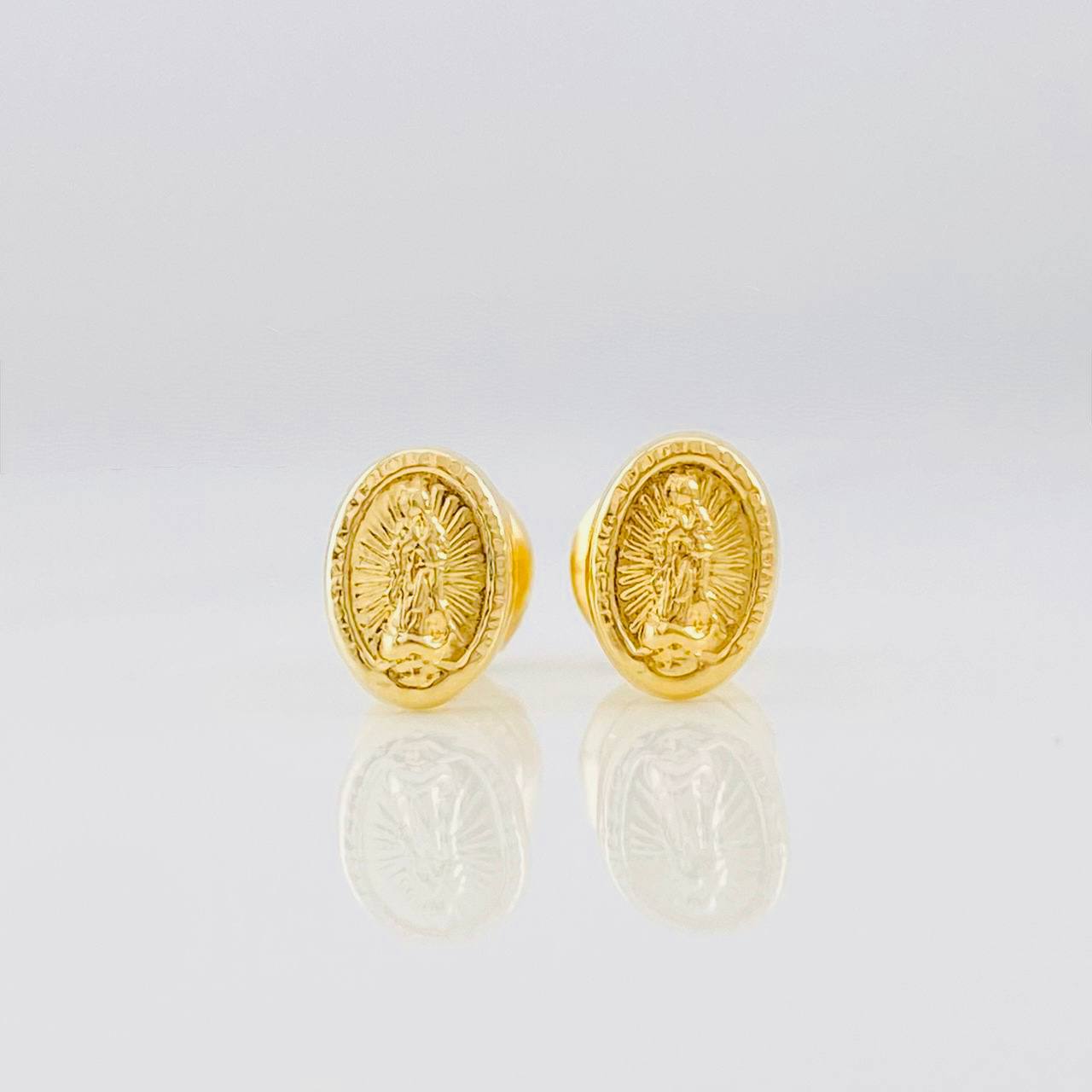 Topos Virgen de Guadalupe 0.65g / 7.2mm Oro Amarillo 18K