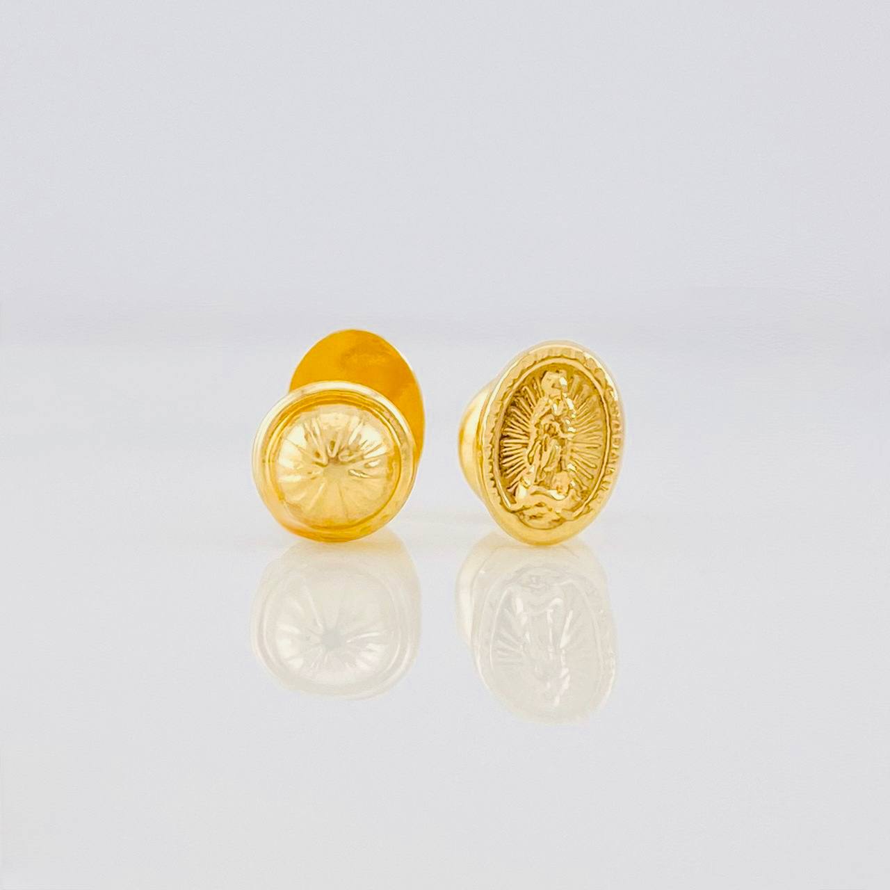 Topos Virgen de Guadalupe 0.65g / 7.2mm Oro Amarillo 18K