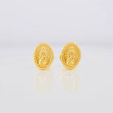 Topos Virgen de Guadalupe 0.8g / 8.2mm Oro Amarillo 18K