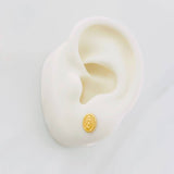 Topos Virgen de Guadalupe 0.8g / 8.2mm Oro Amarillo 18K