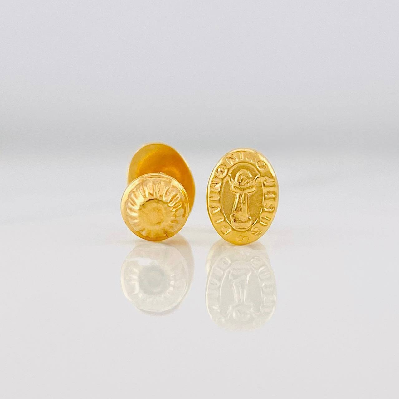 Topos Divino Niño 0.65g / 7.56mm Oro Amarillo 18K