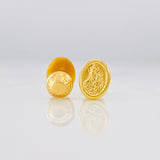 Topos Virgen del Carmen 0.75g / 8mm Oro Amarillo 18K