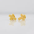 Topos Cruz 0.6g / 9mm Oro Amarillo 18K