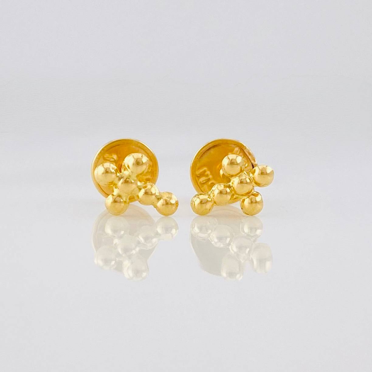 Topos Cruz 0.45g / 6.8mm Oro Amarillo 18K