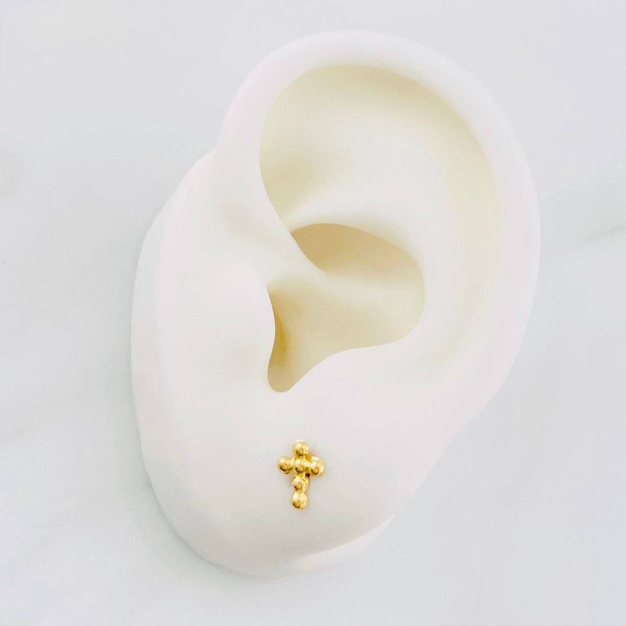 Topos Cruz 0.45g / 6.8mm Oro Amarillo 18K