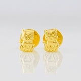 Topos Gato 0.5g / 6.2mm Oro Amarillo 18K