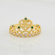 Anillo Corona 15´s 3g / T7 1/4 Oro Amarillo 18K