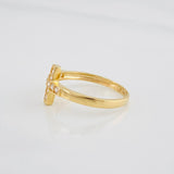 Anillo Cruz 1.75g / T6 Oro Amarillo 18K