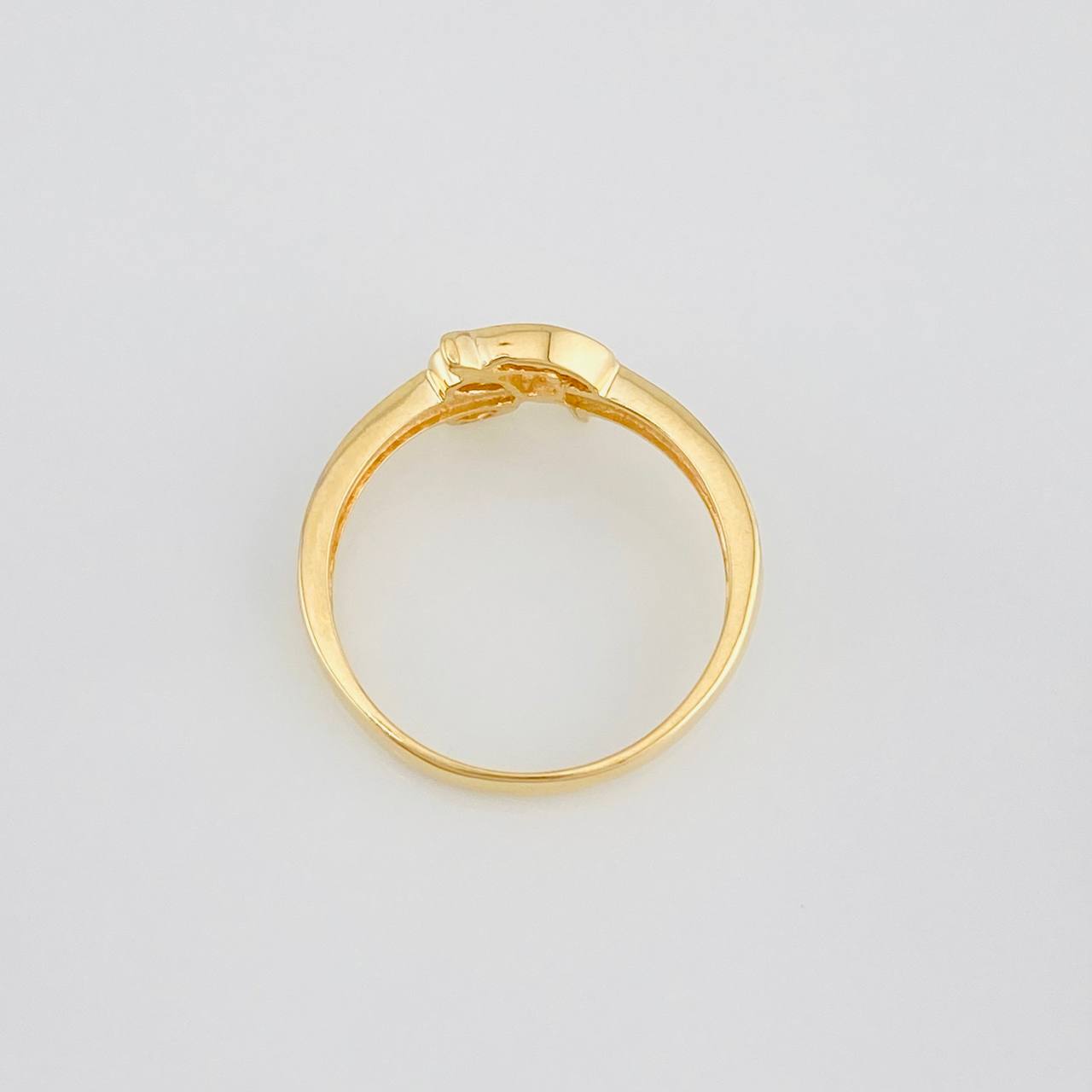 Anillo Fe 2.5g / T6 Dos Oros Amarillo Blanco 18K