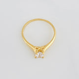 Anillo Solitario 1.6g / T5 3/4 Oro Amarillo 18K