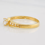 Anillo Solitario Churumbela 1.8g / T6 3/4 Oro Amarillo 18K