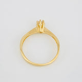 Anillo Solitario 1.9g / T6 3/4 Oro Amarillo 18K