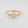 Anillo Solitario Churumbela 2.6g / T6 1/2 Oro Amarillo 18K