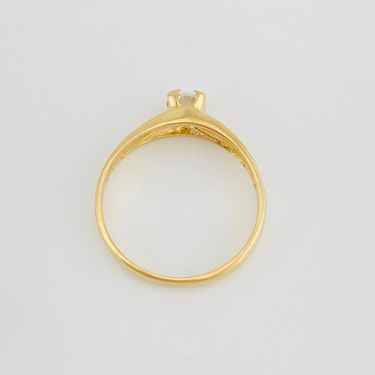 Anillo Solitario 2.25g / T5 1/2 Oro Amarillo 18K