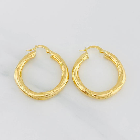 Candongas Lidia 3.9g / 3.1cm Oro Amarillo 18K