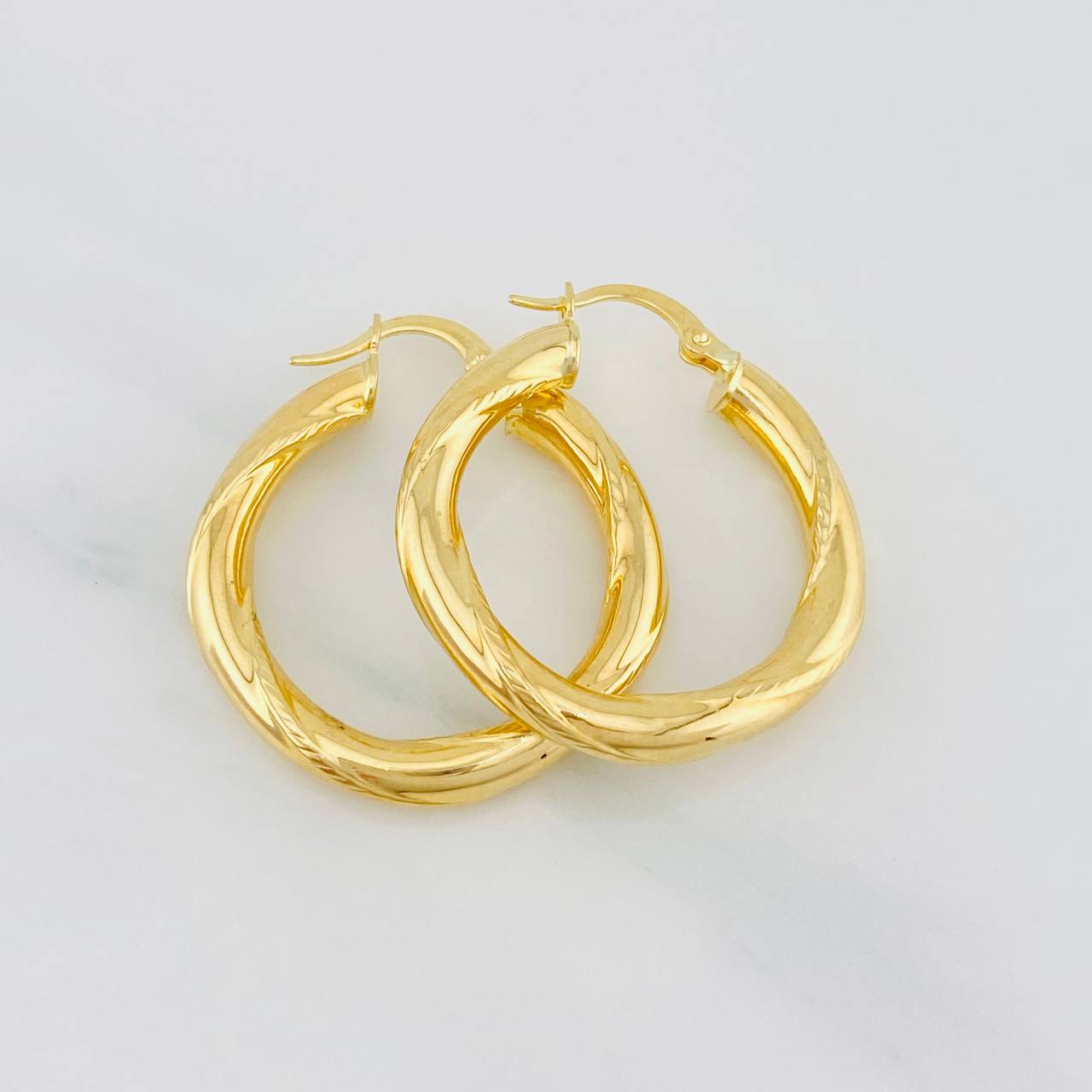 Candongas Lidia 3.9g / 3.1cm Oro Amarillo 18K