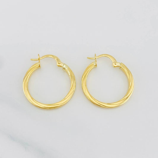 Candongas Mary 1.75g / 2.3cm Oro Amarillo 18K