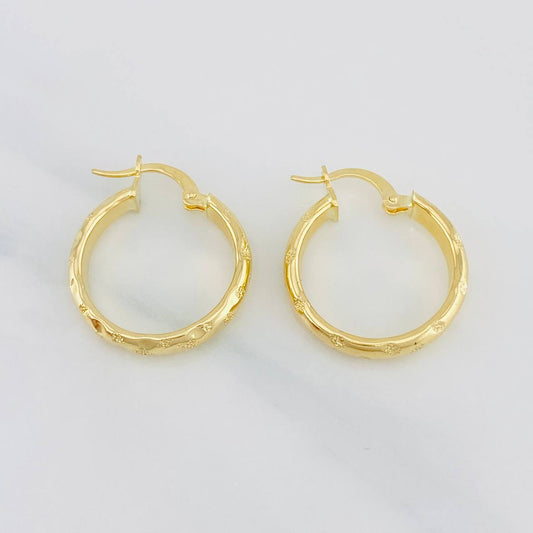 Candongas Lary 2.55g / 2.3cm Oro Amarillo 18K