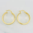 Candongas Tornillo 3.3g / 2.8cm Oro Amarillo 18K