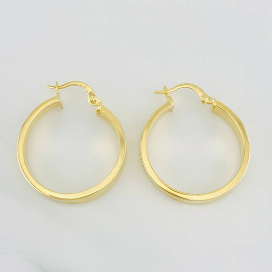 Candongas Tornillo 3.3g / 2.8cm Oro Amarillo 18K