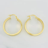 Candongas Tornillo 3.3g / 2.8cm Oro Amarillo 18K
