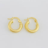 Candongas Raquel 1.7g / 1.6cm Oro Amarillo 18K