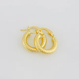 Candongas Raquel 1.7g / 1.6cm Oro Amarillo 18K