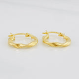 Candongas Mai 1.15g / 1.7cm Oro Amarillo 18K